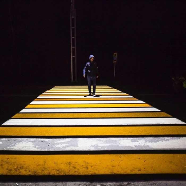 zebra crossing  sign projector-8